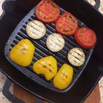 iron pan - Fissman Grill Pan Cast Iron 26x5cm Square 4097 - 3 nuotrauka