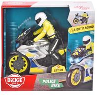 motociklu modeliukai - Žaislinis motociklas Dickie Toys Police Bike 3712018, įvairių spalvų - 2 nuotrauka