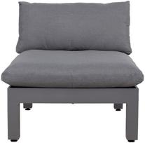 Home4you Modular Sofa Fluffy 93x93x66cm Gray