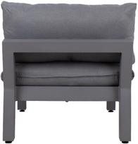 modulines sofos - Home4you Modular Sofa Fluffy 93x93x66cm Gray - 2 nuotrauka