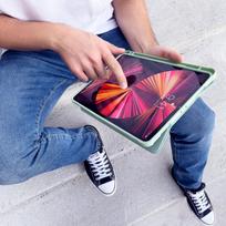ipad 9 - Hurtel Smart Cover With Kickstand iPad Pro 2021/2020, šviesiai žalia, 12.9" - 7 nuotrauka