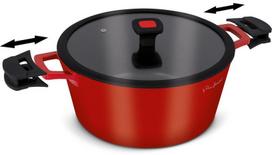 staub la cocotte - Puodas Lamart Alue Casserole With Lid D24cm 4.2l - 3 nuotrauka