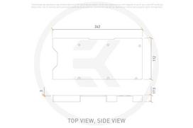 sidabrotas vanduo - Skysčio aušinimo sistemos priedas EK Water Blocks EK-Quantum Vector² RE RTX 3080/90 Backplate - Silver - 3 nuotrauka