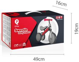 qplay balansinis - Qplay balansinis dviratukas Sweetie, Red - 10 nuotrauka