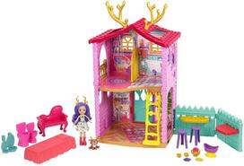 leles enchantimals - Lėlių namelis Enchantimals Enchantimals Cozy Deer House GYJ18 - 1 nuotrauka