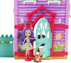 leles enchantimals - Lėlių namelis Enchantimals Enchantimals Cozy Deer House GYJ18 - 4 nuotrauka