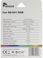 rgb fan - Inter-Tech Argus RS-041 RGB 120 mm Case Fan 88885482 - 3 nuotrauka