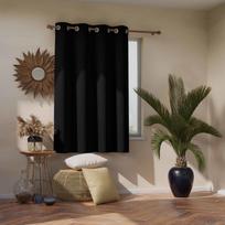 naktines uzuolaidos blackout - AmeliaHome Blackout Curtains Black 140x175cm - 3 nuotrauka