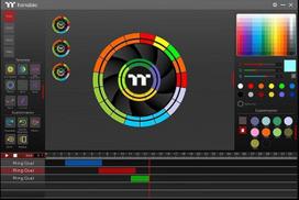 rgb fan - Thermaltake Riing Quad 14 RGB 140 mm Case Fan CL-F089-PL14SW-C - 7 nuotrauka