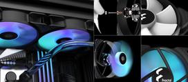 140mm ventiliatoriai - Fractal Design Aspect 14 3-pack 140mm Case Fan FD-F-AS1-1407 - 6 nuotrauka