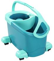 kibiras grindu - Leifheit Grindų valymo rinkinys Clean Twist Disc Mop Ergo Mobile - 8 nuotrauka