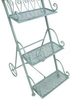 vazonu lentyna - Home4you Mint 40089, 34 cm x 50 cm x 81 cm, žalia - 2 nuotrauka