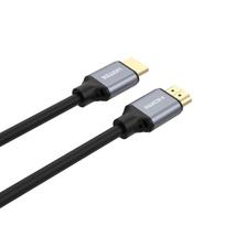 8k hdmi 0.5m - Unitek C140W, sidabro/juoda, 5 m - 2 nuotrauka