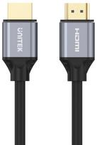 8k hdmi 0.5m - Unitek C140W, sidabro/juoda, 5 m - 3 nuotrauka