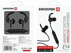 ausines earphones 2 - Swissten Active 4.2 Black (Juodos) - 3 nuotrauka