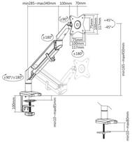 laikiklis maclean - Maclean ER-405B, 17-32", 9 kg - 10 nuotrauka