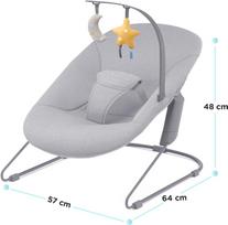 gultukas kinderkraft - Kinderkraft Calmee - vaikiškas šokinukas - 3 nuotrauka