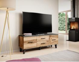 d2s - TV staliukas Cama MEBLE LOTTA 1402D2S W - 3 nuotrauka