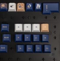 keycaps juodi - Priedas Traitors UKIYO-E, mėlyna/balta/juoda - 2 nuotrauka