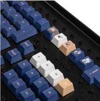 keycaps juodi - Priedas Traitors UKIYO-E, mėlyna/balta/juoda - 3 nuotrauka