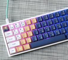 keycaps juodi - Priedas Traitors UKIYO-E, mėlyna/balta/juoda - 7 nuotrauka