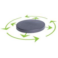 padeklas su ratukais - Vazono padėklas Prosperplast Pot Plast With Wheels D30cm Round - 4 nuotrauka