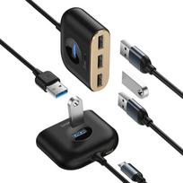 adapteris baseus - Baseus CAHUB-AY01 Black - 2 nuotrauka