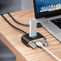 adapteris baseus - Baseus CAHUB-AY01 Black - 6 nuotrauka