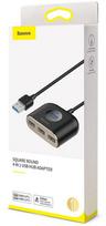 adapteris baseus - Baseus CAHUB-AY01 Black - 8 nuotrauka