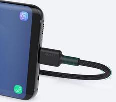 Pirkti Aukey CB-CA2, 2 x USB Type C, 2 m, juoda - Photo 2