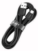 Pirkti Aukey CB-CA2, 2 x USB Type C, 2 m, juoda - Photo 4