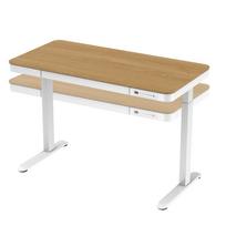 stalas 120 x 60 - Tuckano Electric Height Adjustment ET119W-C, baltas/ąžuolo - 4 nuotrauka