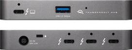 OWC Thunderbolt 4 Hub 5Port juodas / pilkas