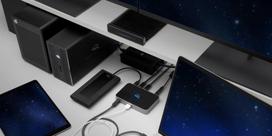 thunderbolt usb hub - OWC Thunderbolt 4 Hub 5Port juodas / pilkas - 3 nuotrauka