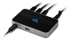 thunderbolt usb hub - OWC Thunderbolt 4 Hub 5Port juodas / pilkas - 5 nuotrauka