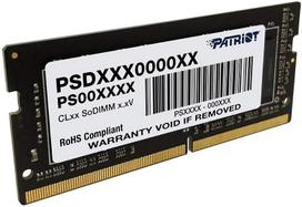 2x8gb ddr4 3200mhz - Patriot Signature Line Black 16GB DDR4 3200MHZ SODIMM PSD416G32002S - 2 nuotrauka