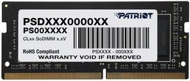 2x8gb ddr4 3200mhz - Patriot Signature Line Black 16GB DDR4 3200MHZ SODIMM PSD416G32002S - 3 nuotrauka