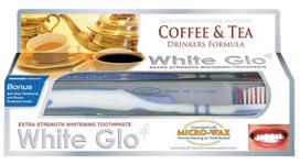 WHITE GLO balinamoji dantų pasta  COFFEE & TEA, 150 g