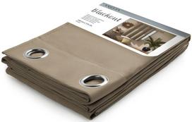 naktines uzuolaidos blackout - AmeliaHome Blackout Curtains Beige 140x175cm - 3 nuotrauka