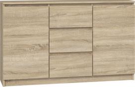 Komoda Top E Shop 2 Doors 3 Drawers Sonoma 120cm