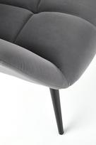 pilka fotel - Fotelis Halmar Tyrion Grey, 75x86x91 cm - 6 nuotrauka