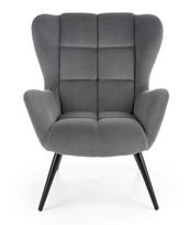 pilka fotel - Fotelis Halmar Tyrion Grey, 75x86x91 cm - 7 nuotrauka