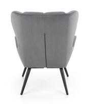pilka fotel - Fotelis Halmar Tyrion Grey, 75x86x91 cm - 8 nuotrauka