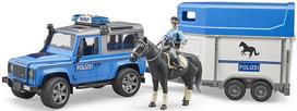 Žaislas Bruder Land Rover Defender 02588, mėlyna/balta
