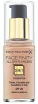 Max Factor Facefinity 3in1 makiažo pagrindas - 45 Warm Almond