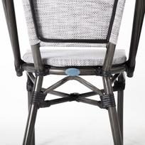 fotelis lauko - Home4you Latte Garden Chair White/Gray - 2 nuotrauka