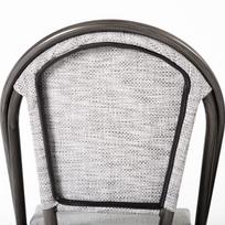 fotelis lauko - Home4you Latte Garden Chair White/Gray - 3 nuotrauka