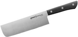 virtuvinis kapoklis - Samura HARAKIRI Universal Kitchen knife NAKIRI 6.7"/ 170mm Black - 1 nuotrauka