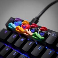 keycaps juodi - Klavišų dangtelis Ducky Hot Keys Project Ducky League Keycap - Lucky, juoda/raudona/pilka/smėlio - 7 nuotrauka