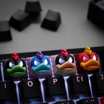 keycaps juodi - Klavišų dangtelis Ducky Hot Keys Project Ducky League Keycap - Lucky, juoda/raudona/pilka/smėlio - 8 nuotrauka